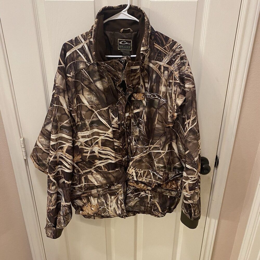 Drake Waterfowl Systems Advantage Max 4 HD 3 In 1 Hunting Jacket Mens 2XL EUC
